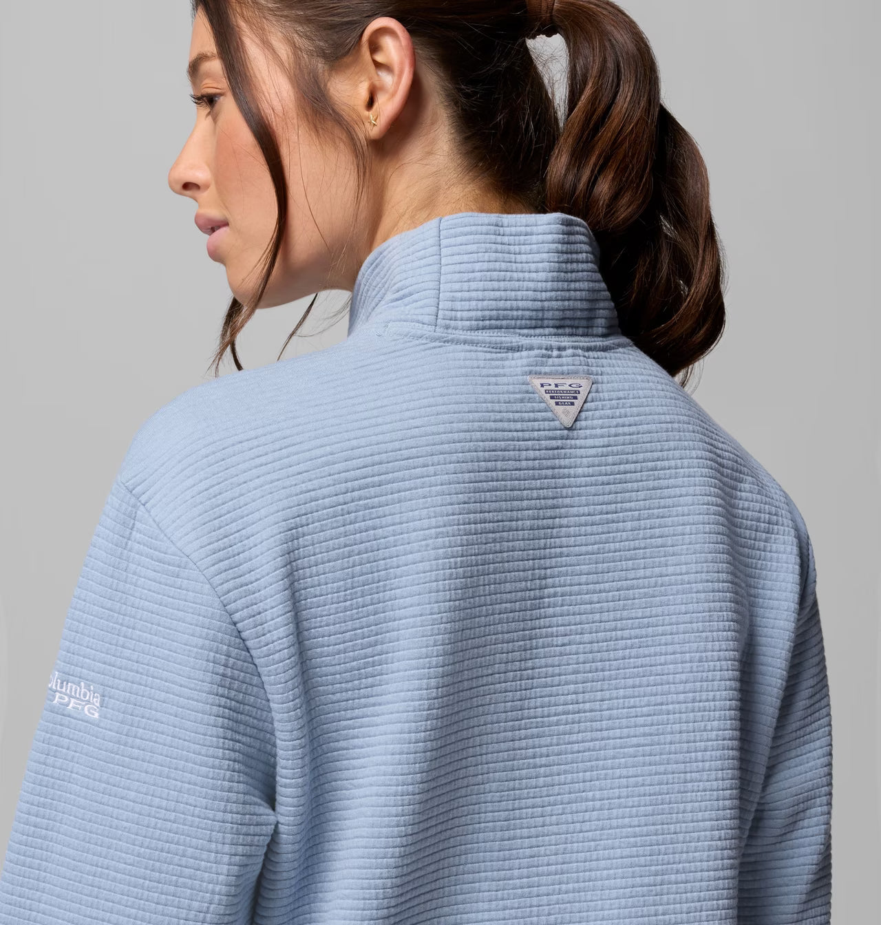 Columbia Women's PFG Open Water Mock Neck Long Sleeve Shirt