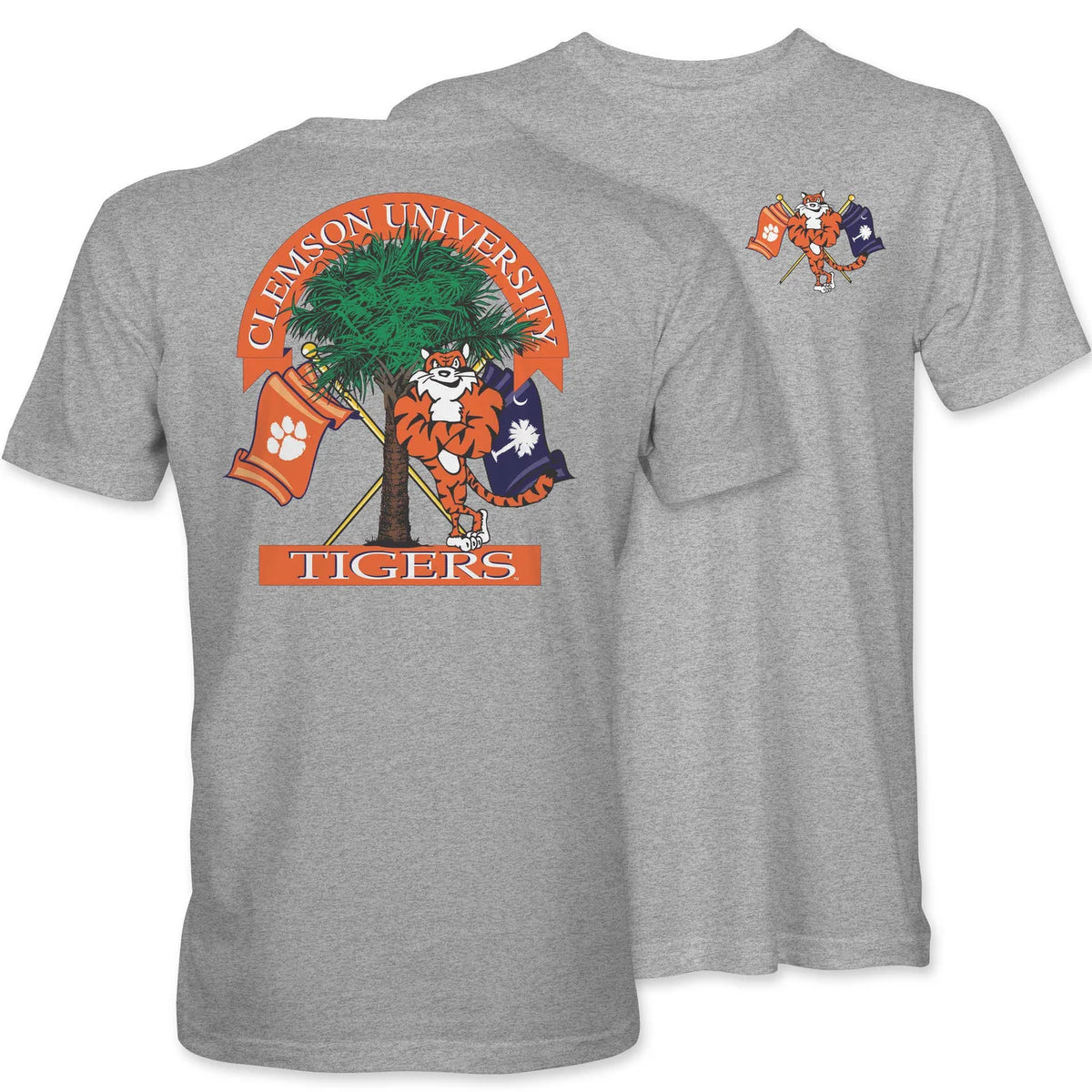 Palmetto Shirt Men's Clemson Crossed Flags Tee