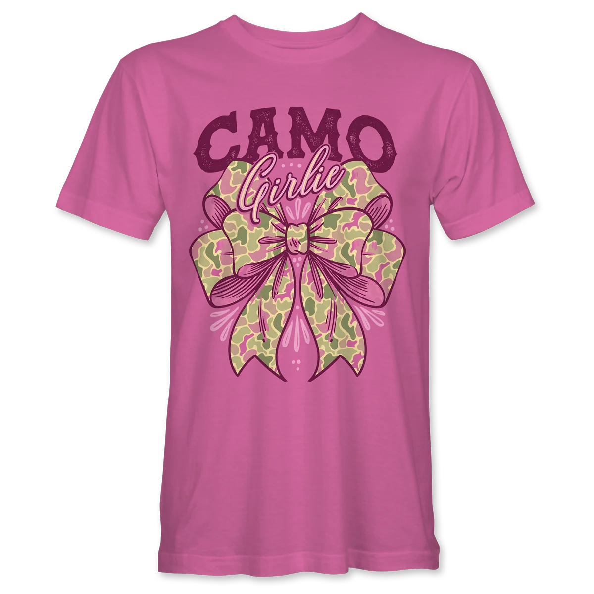 Itsa Girl Thing Youth Camo Girlie Tee