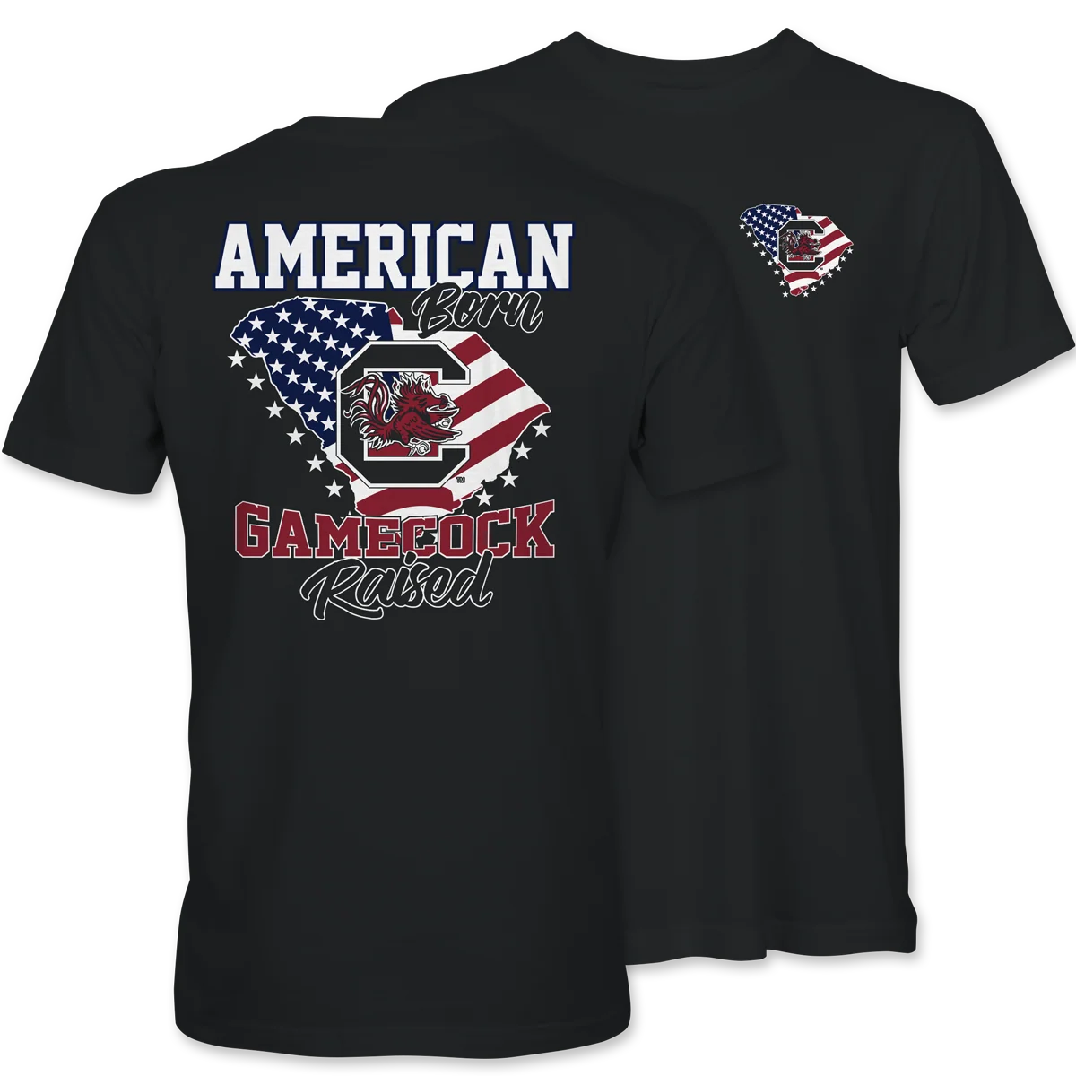 Palmetto Shirt Co. Gamecock Raised Tee - Black