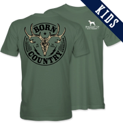 Straight Up Southern Youth Born Country Tee