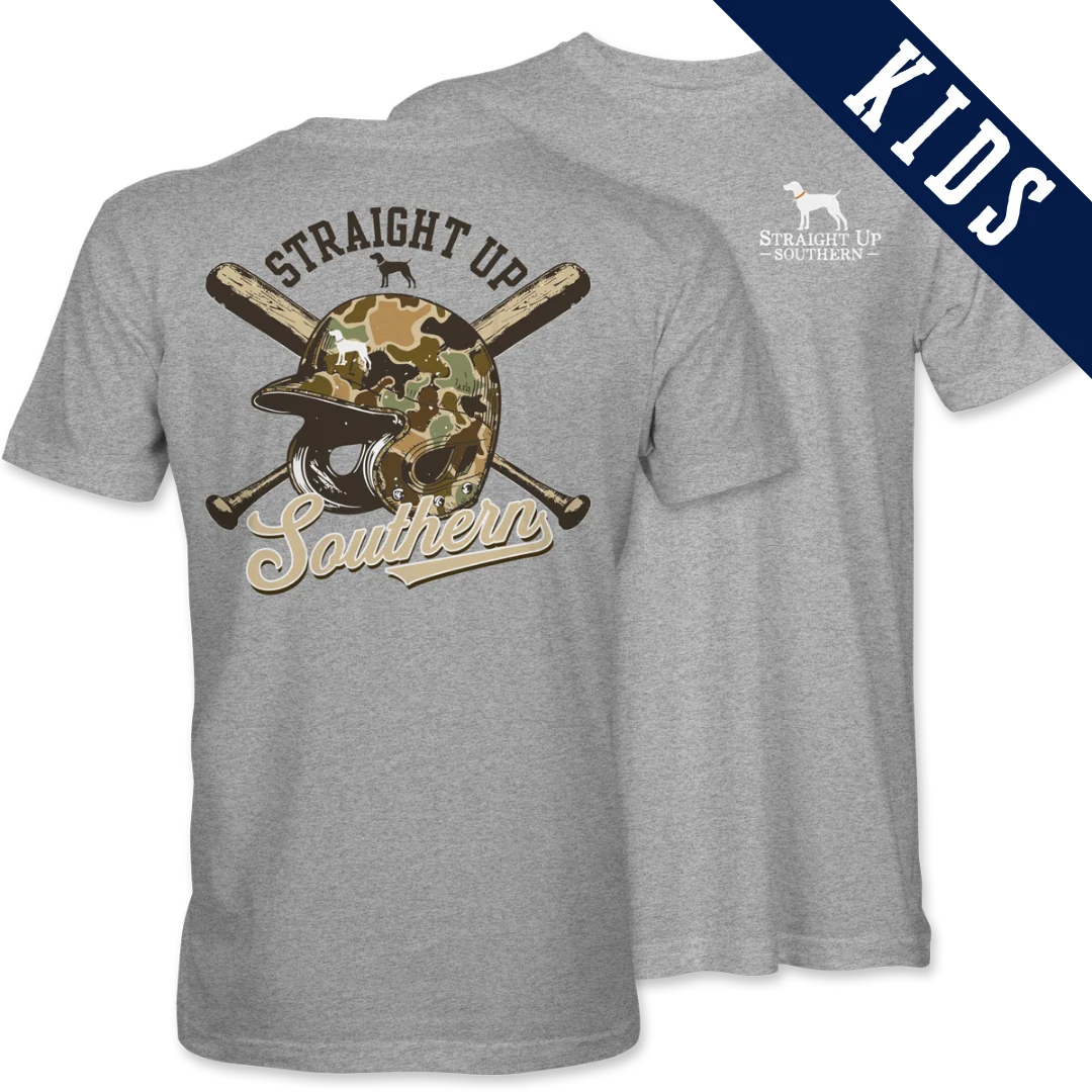Straight Up Southern Youth Southern Baseball Tee
