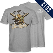 Straight Up Southern Youth Southern Baseball Tee