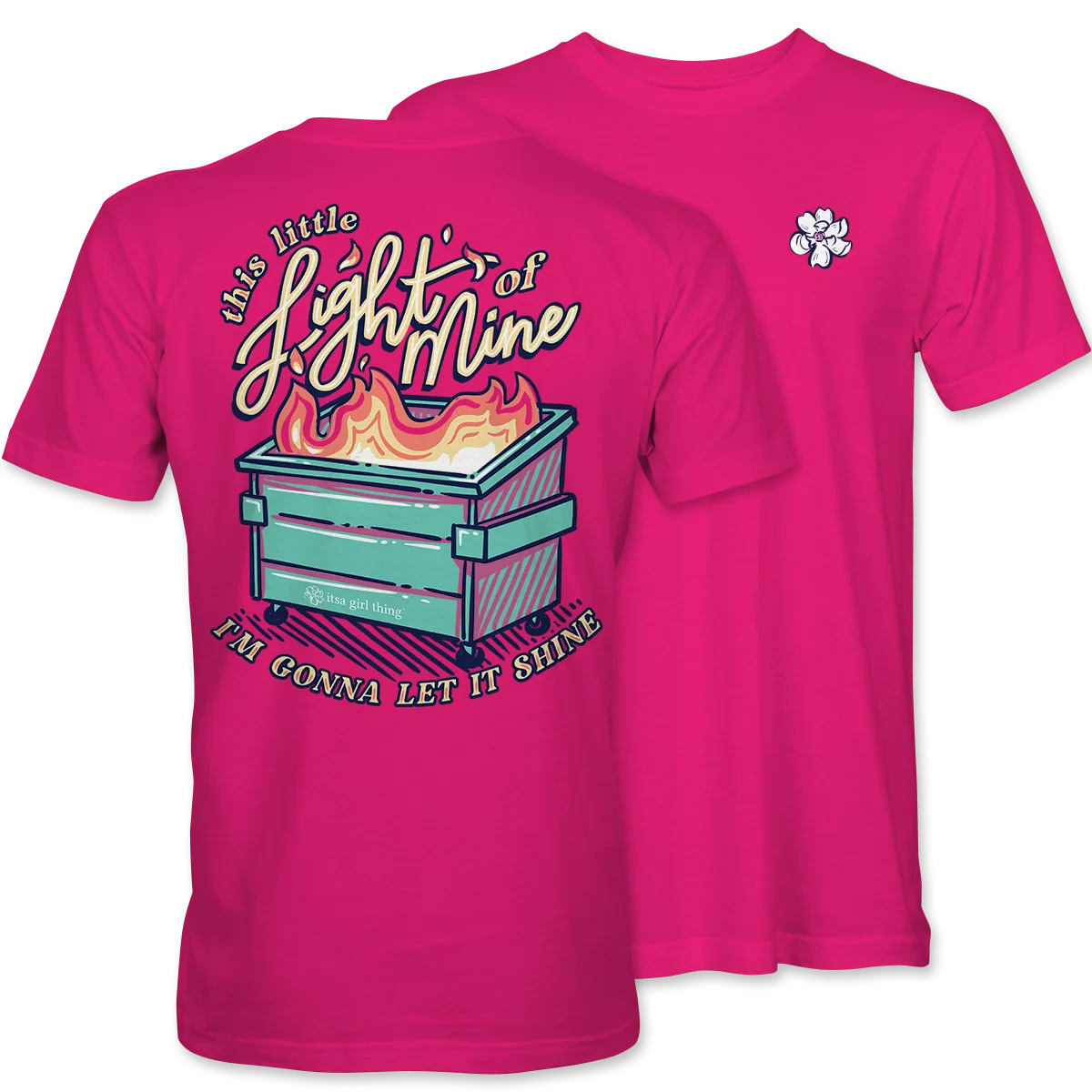 Itsa Girl Thing Women's Little Light Tee