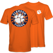 Palmetto Shirt Co. Clemson Circle Duck Camo Tee - Orange