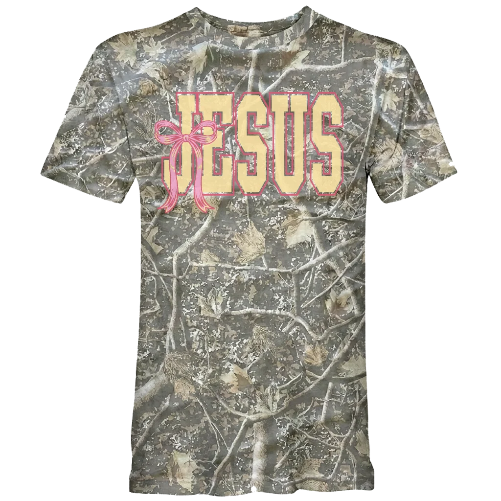 Itsa Girl Thing Women's Jesus Bow Tee