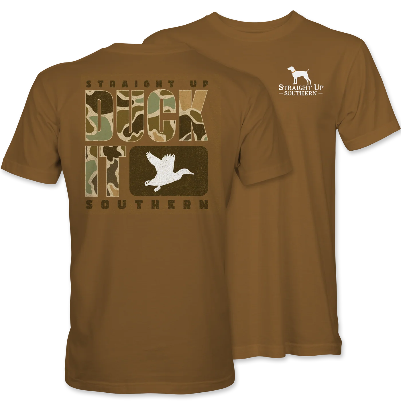 Straight Up Southern Men's Duck It Camo Tee