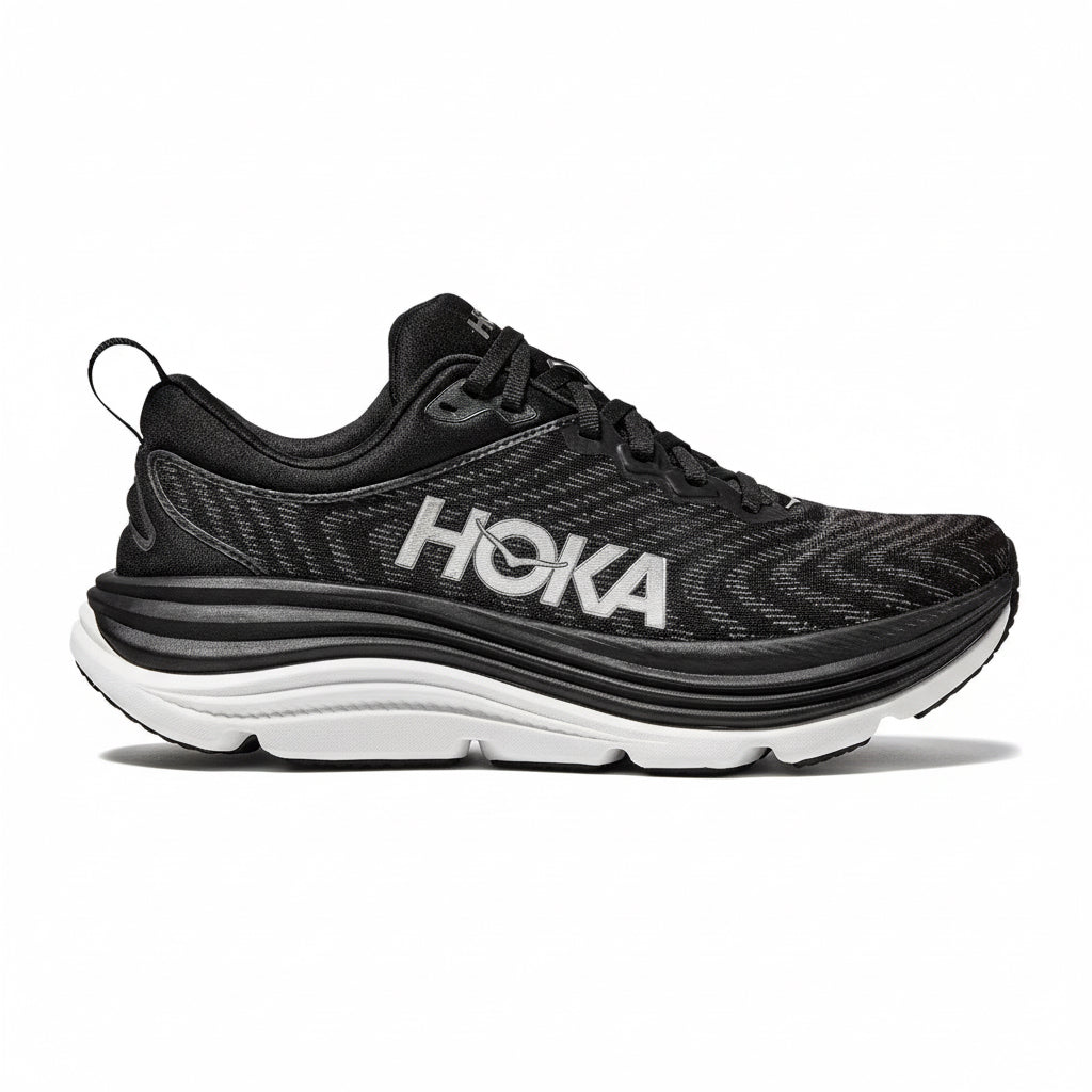 Hoka Men's Gaviota 5 Running Shoe - Black/White