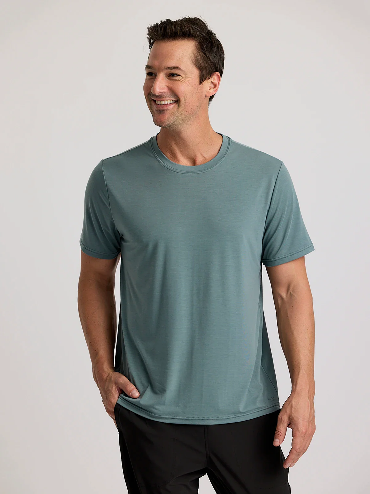 Free Fly Men's Elevate Lightweight Tee - Stormy Sea