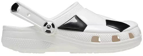 Crocs Kids Classic Soccer Clog - White/Black