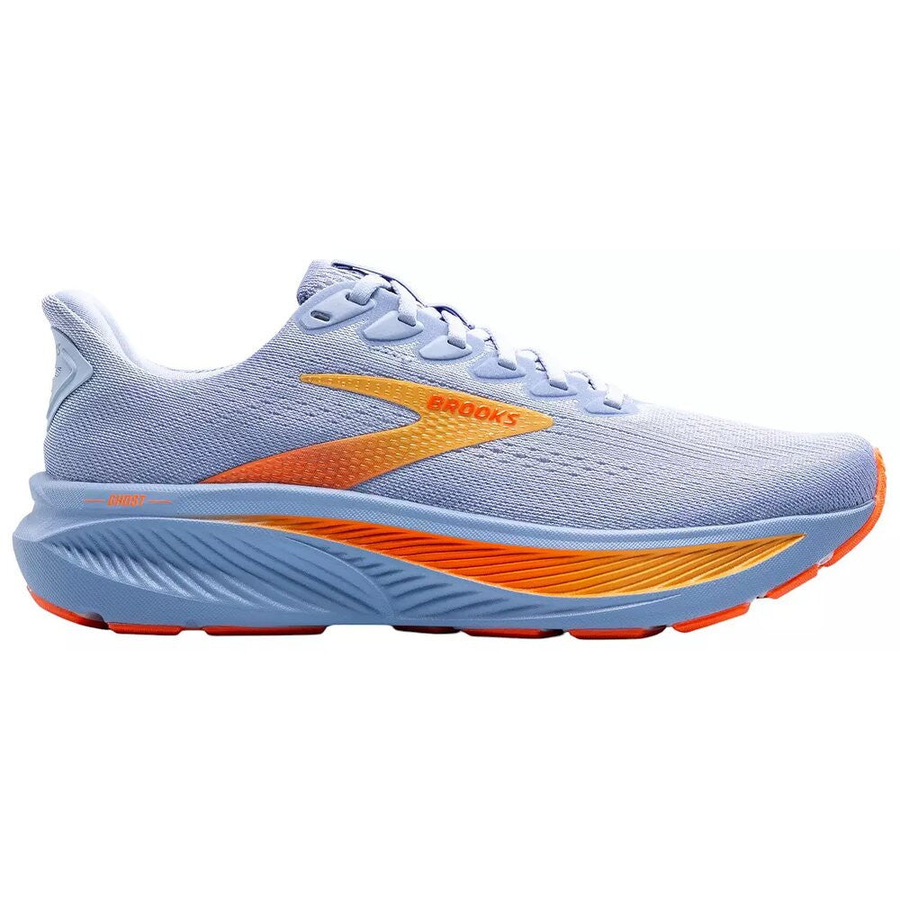 Brooks Women's Ghost 17 Running Shoes - Blue Heron/White/Orange