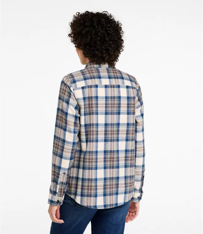 L.L. Bean Women's Scotch Plaid Flannel Shirt