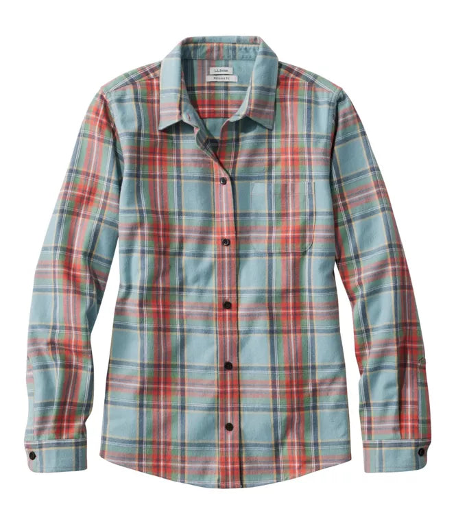 L.L. Bean Women's Scotch Plaid Flannel Shirt