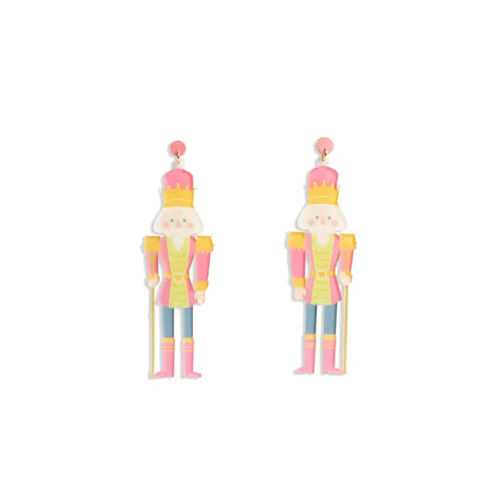 The Royal Standard Sugar Plum Nutcracker Acrylic Earrings