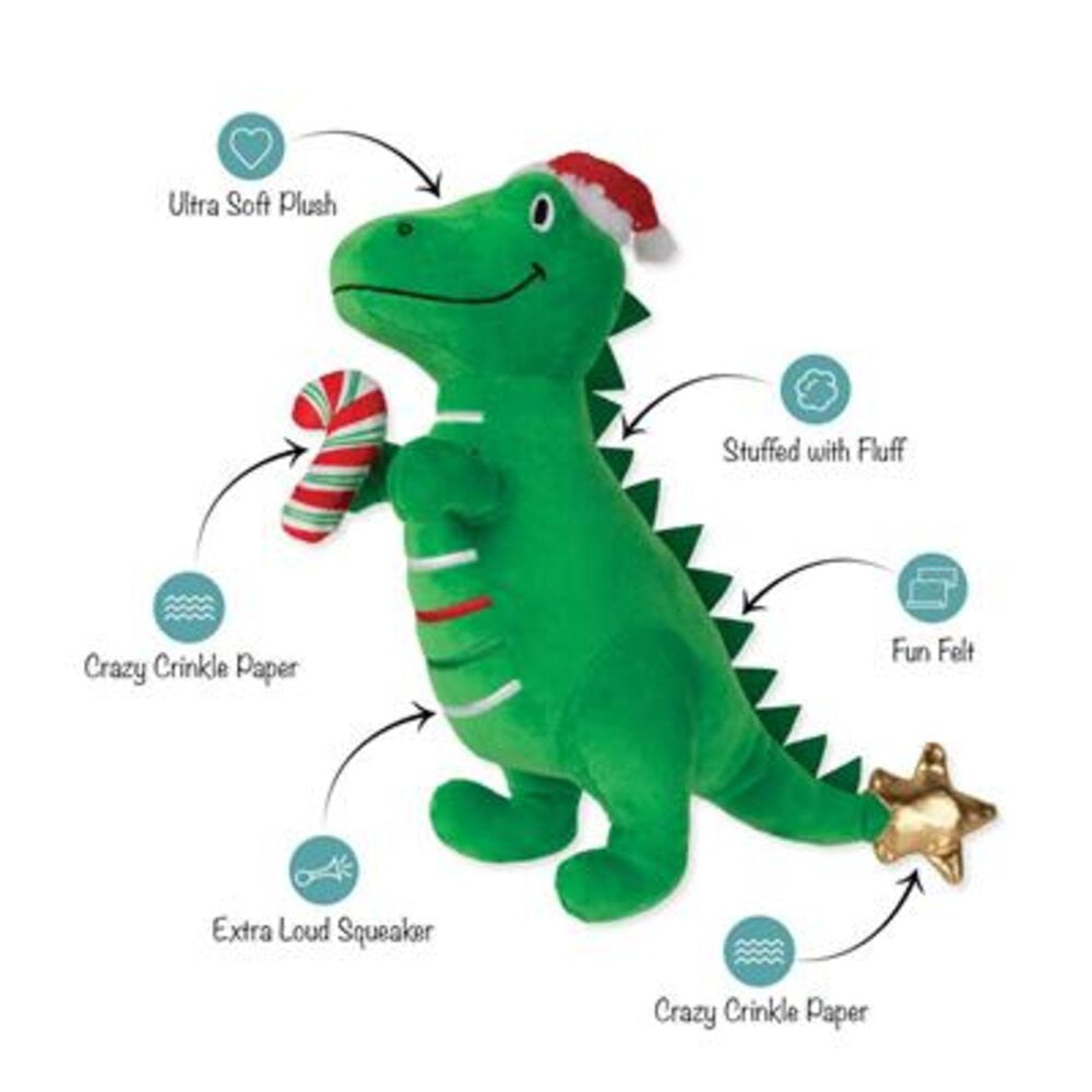 Fringe Rexmas Is Here Plush Dog Toy