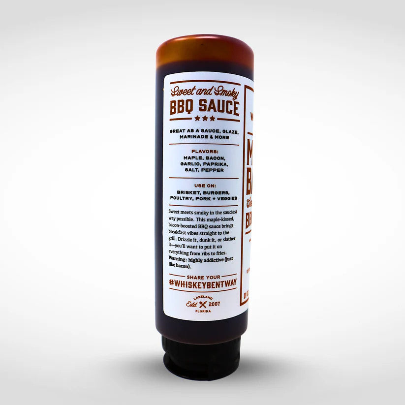 Whiskey Bent Maple Bacon BBQ Sauce
