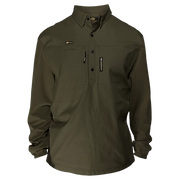 BRO Men's The Foreman ArmFlex Cotton Duck Long Sleeve Work Shirt