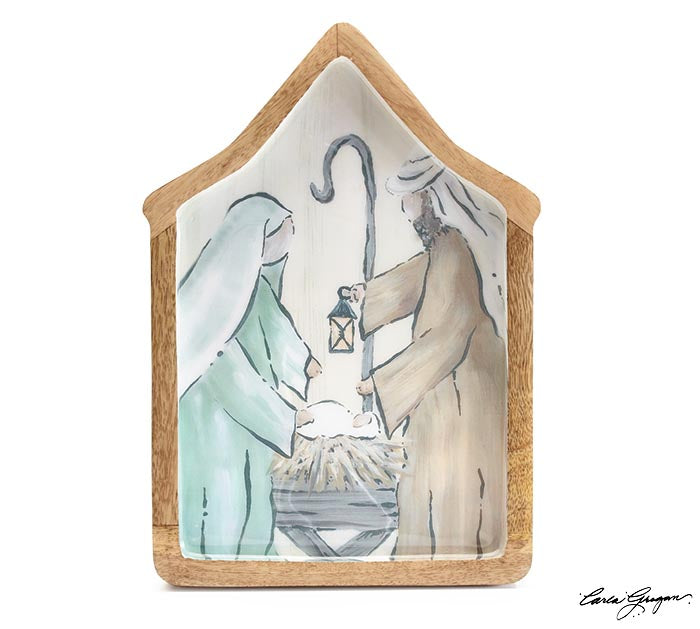 Burton & Burton Gift on High Holy Family Tray