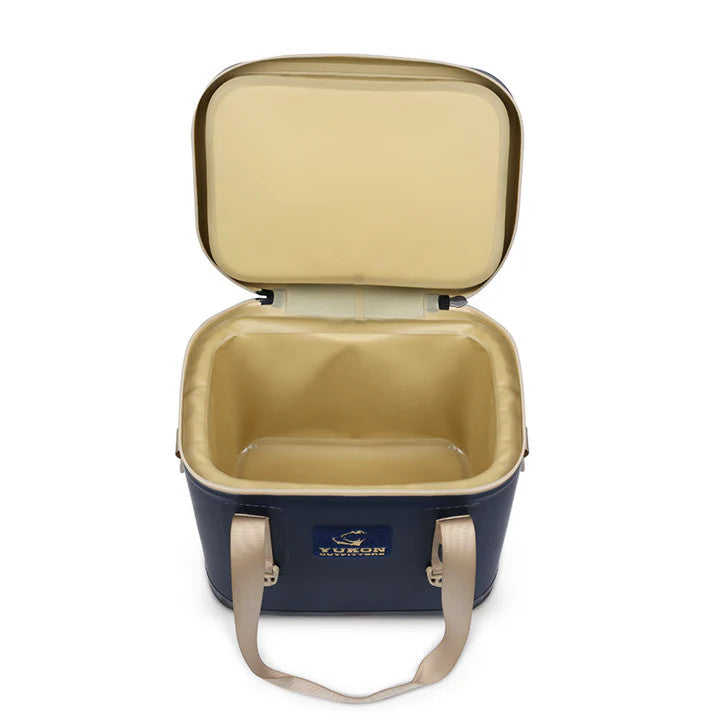 Yukon Outfitters 30 Can Tech Cooler- Navy/Tan