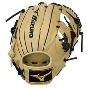 Mizuno GMVP1177P4 MVP Prime BB, Infielder Baseball Glove, 11.75", Center Pocket Design, Deep 3 Web - Camel - Right Hand Throw