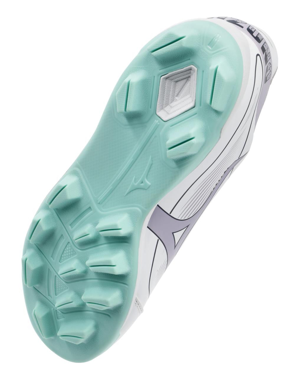 Mizuno Cushion Revo Finch Women’s Softball Cleats - White/Lavender