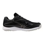 Mizuno CushionRevo Diamond Turf Baseball Shoes - Black/White