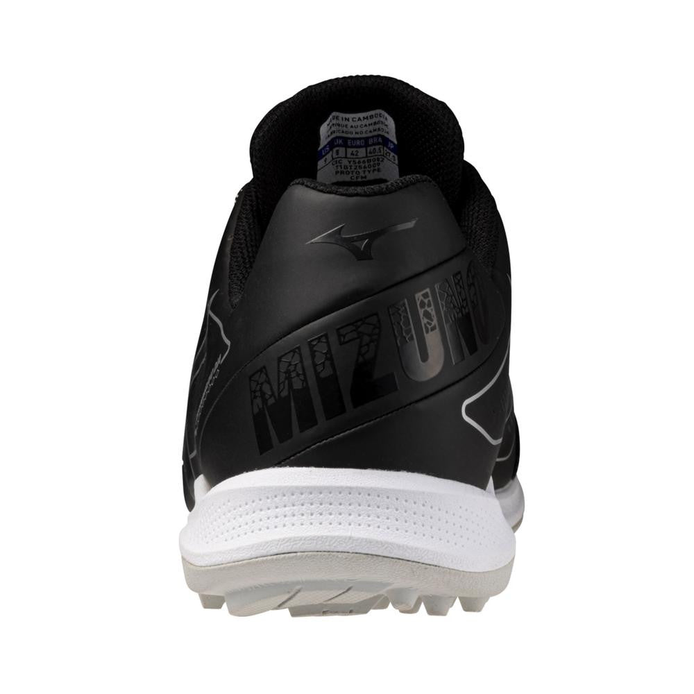Mizuno CushionRevo Diamond Turf Baseball Shoes - Black/White