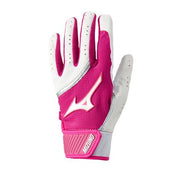 Mizuno MVP Youth Tee Ball Batting Glove - White/Pink