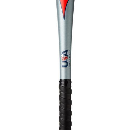 Mizuno B21-PWR Alloy -10 USA Baseball Bat – Grey/Red