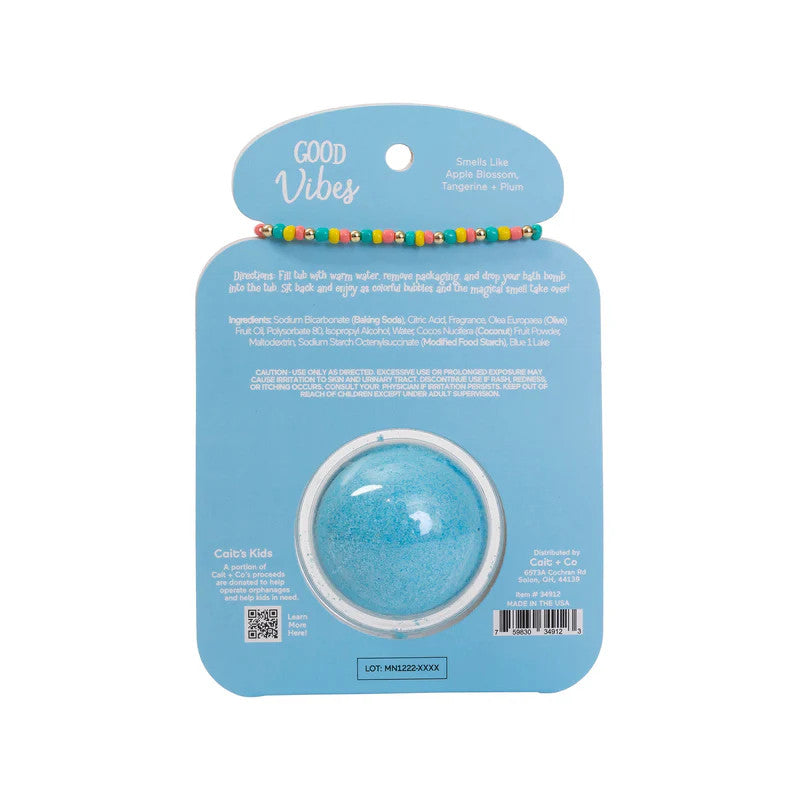Cait & Co Friendship Bracelet Bath Bomb - Good Vibes
