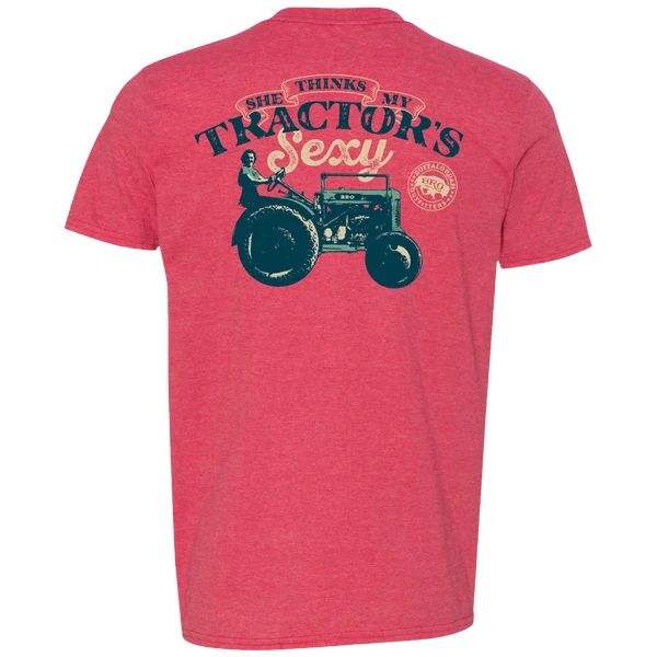 BRO Men's She Thinks My Tractor’s Sexy Graphic T-Shirt