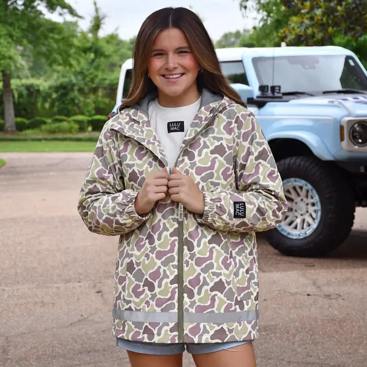 Lulu Mac Women's Light Camo Raincoat