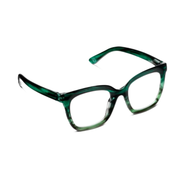 Peepers Cleo Emerald Ombre Horn Blue Light Blocking Reading Glasses