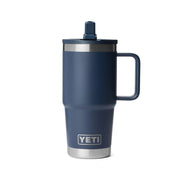 Yeti Navy 20oz Rambler Travel Straw Mug
