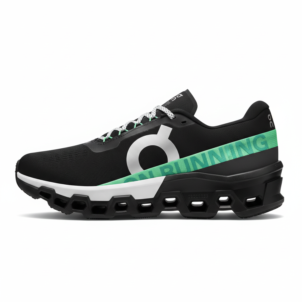 On Men's Cloudmonster 2 - Black/Glacier