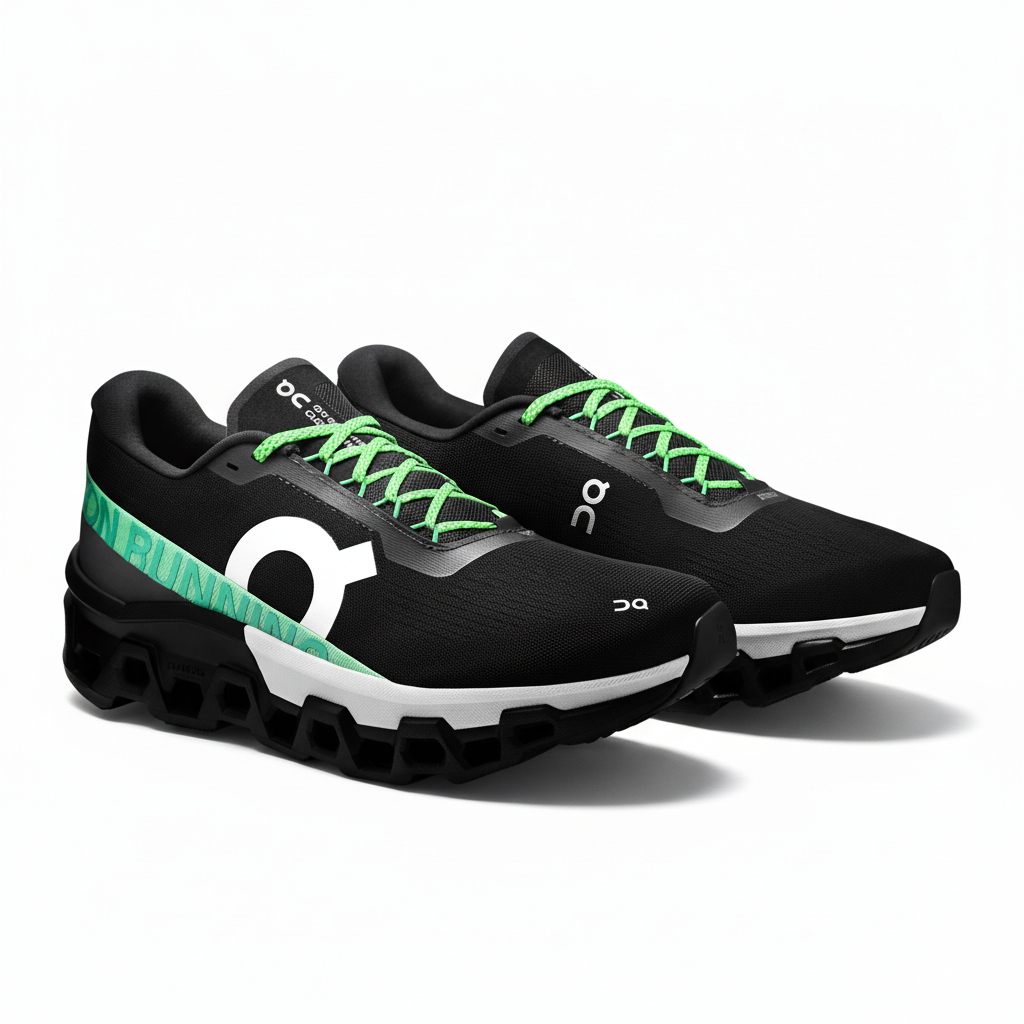 On Men's Cloudmonster 2 - Black/Glacier
