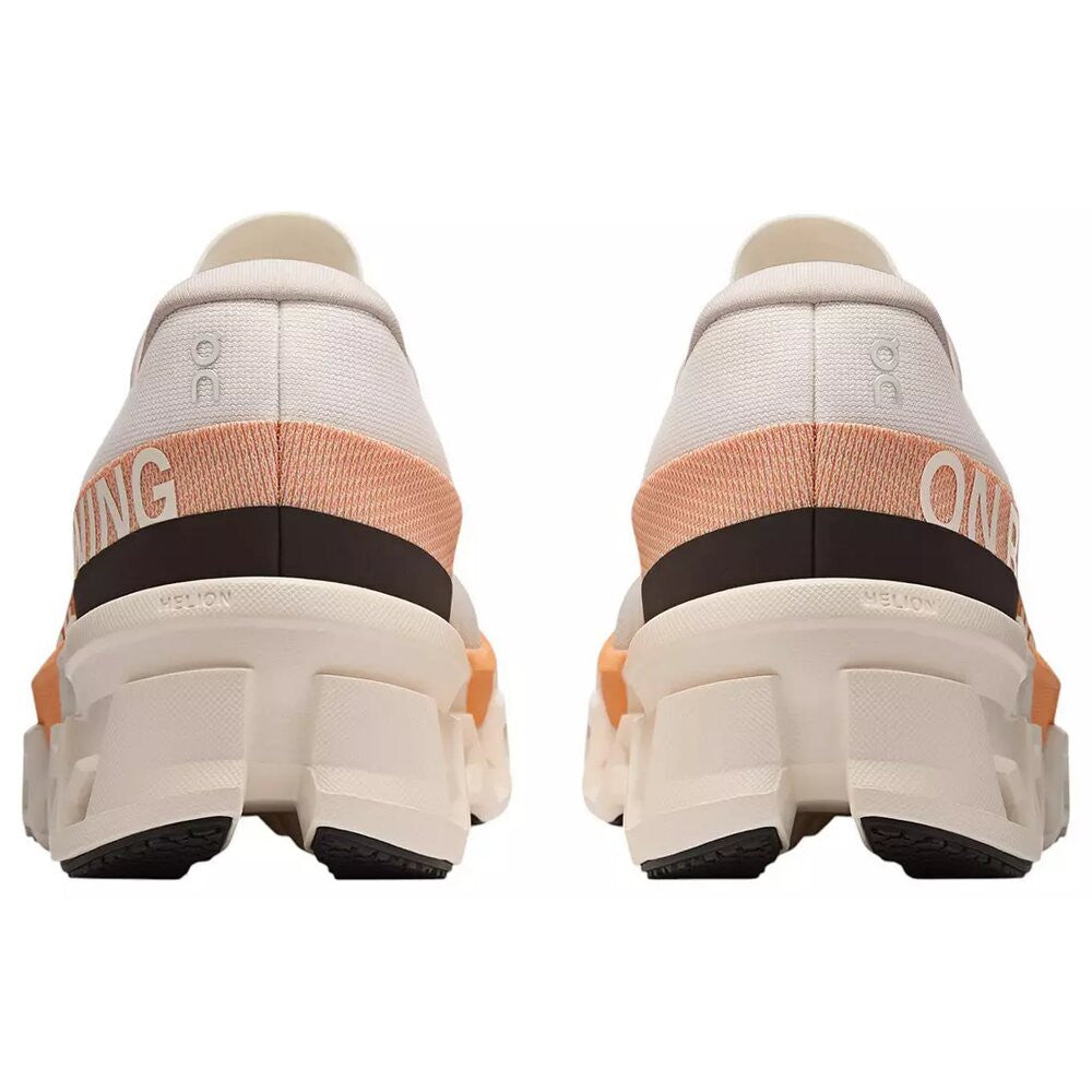 On Women's Cloudmonster 2 - White/Tangerine