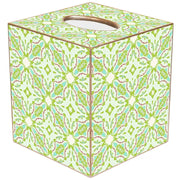 Laura Park Lagos Green Tissue Box