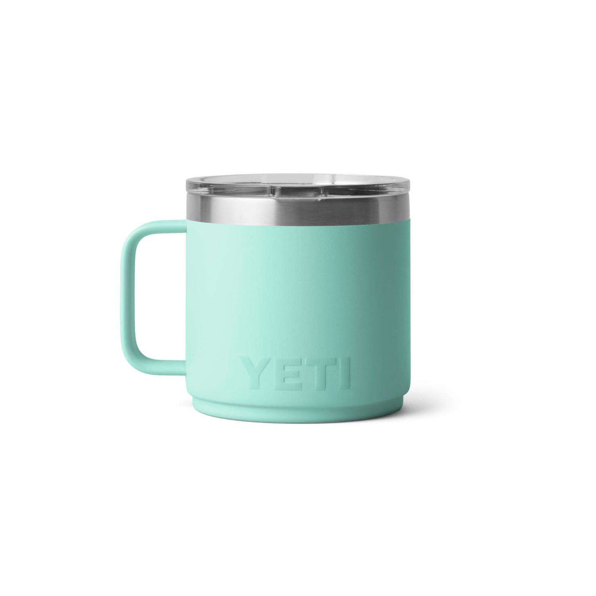 Yeti Rambler 14 oz Seafoam BPA Free Mug with MagSlider Lid