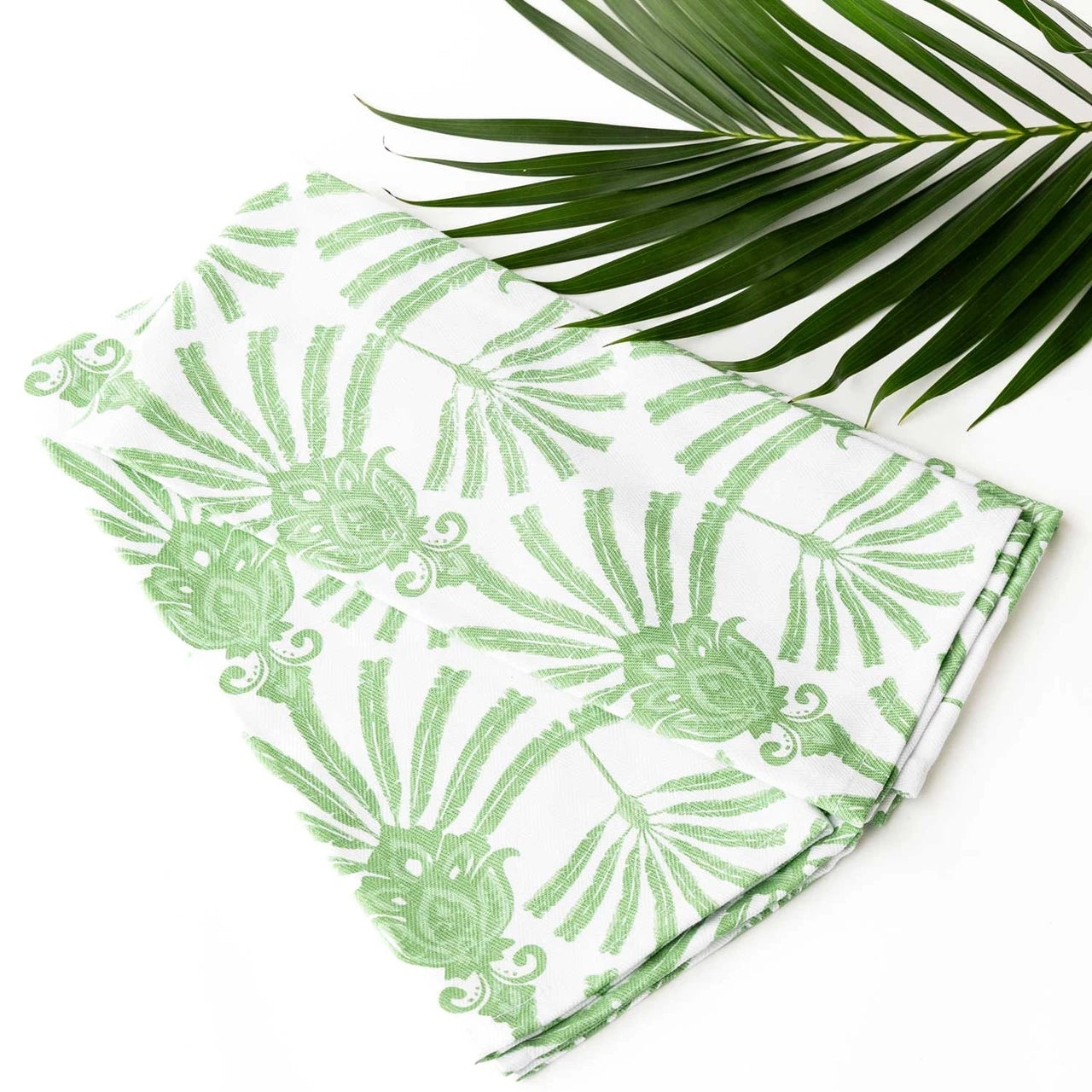 8 Oak Lane Deco Palm Kitchen Towel Set