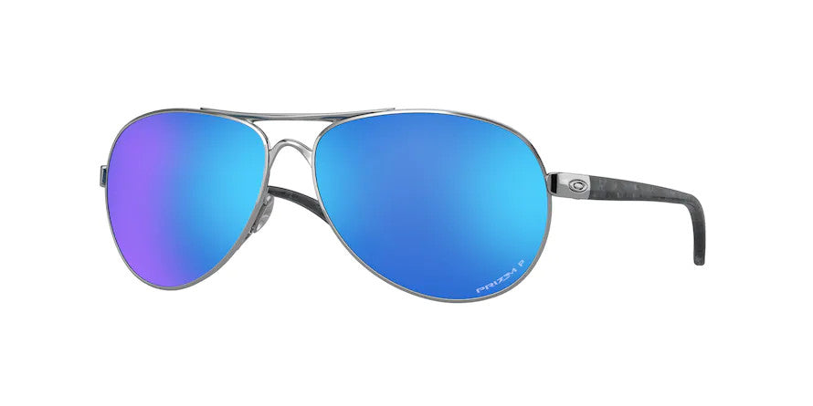 Oakley Feedback - Polished Chrome with Prizm