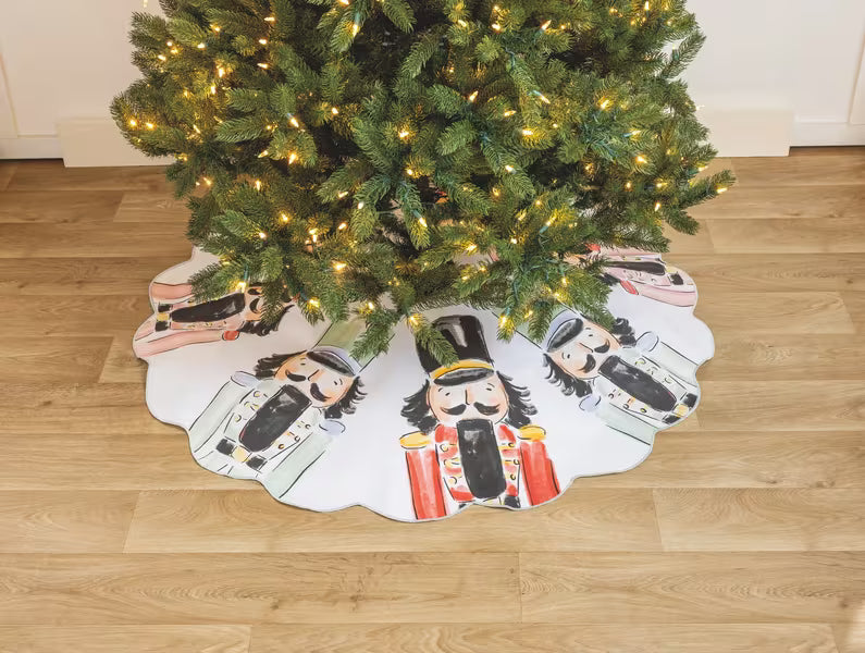 Mud Pie Nutcracker Tree Skirt