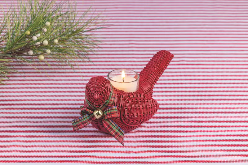 Mud Pie Cardinal Votive Set