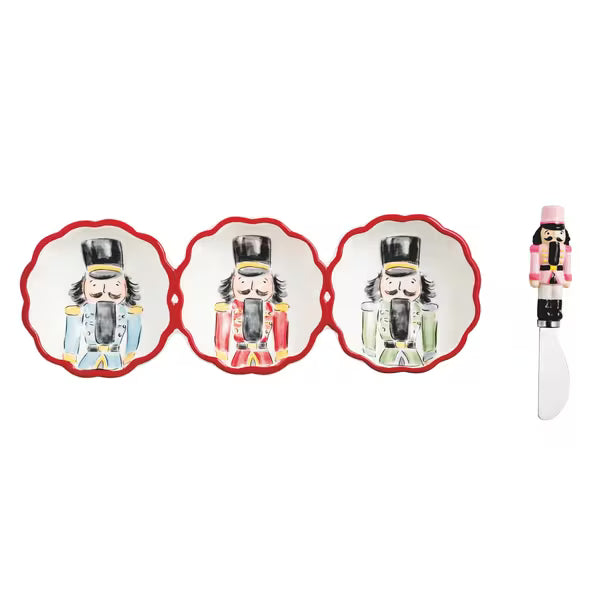 Mud Pie Nutcracker Triple Dip Set