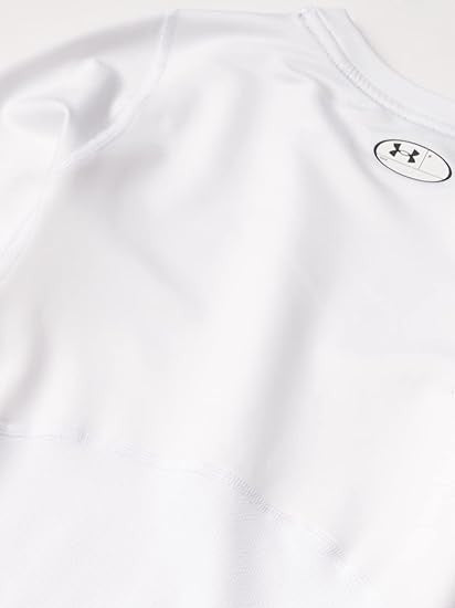 Under Armour Boys ColdGear Long Sleeve Shirt - White/Black