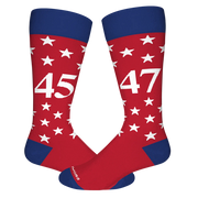 Brown Dog Socks Mr. President 45-47 Crew Socks