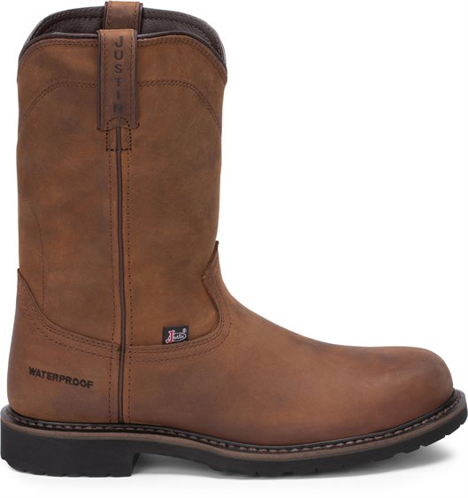 Justin Boots Drywall Pull On Steel Toe Boot