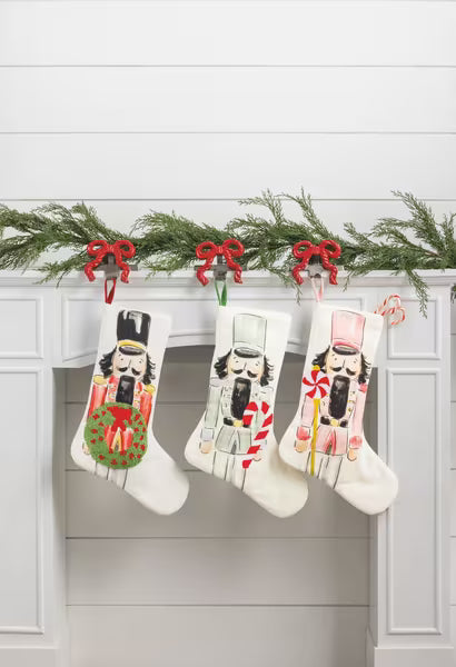 Mud Pie Red Bow Stocking Holder