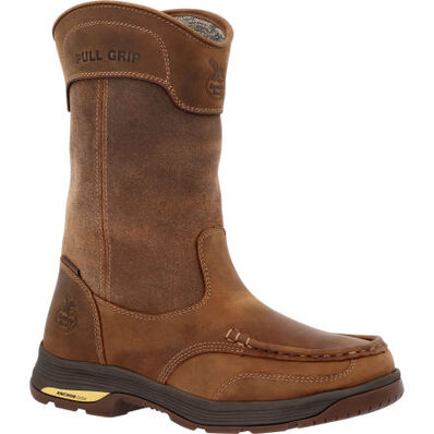 Georgia Boot Men's Athens SuperLyte Alloy Toe Waterproof Wellington Pull-On