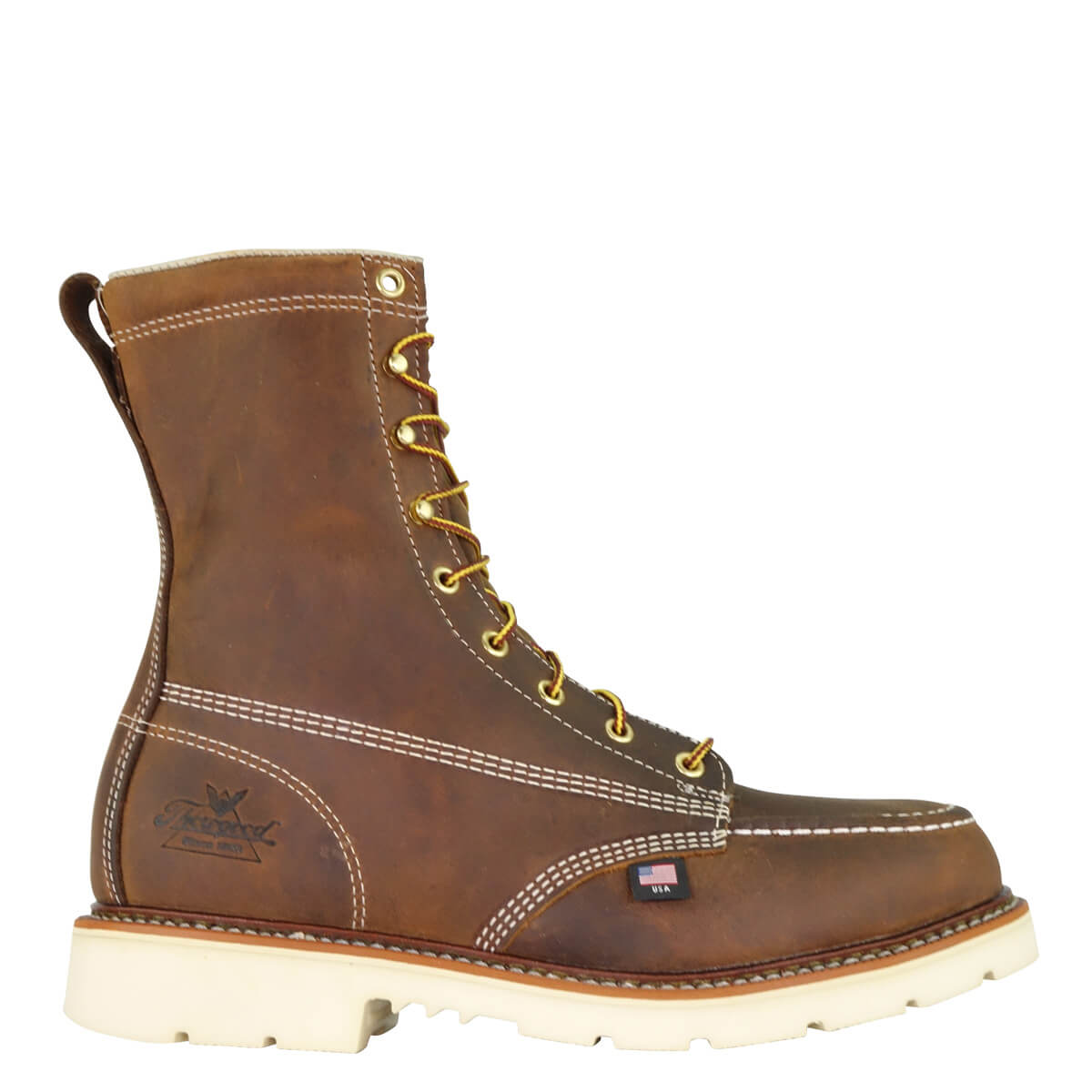 Thorogood Men's American Heritage 8" Trail Crazyhorse Safety Toe Boot